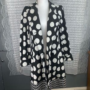 Sao Paulo USA 8 White and black polka dot jacket